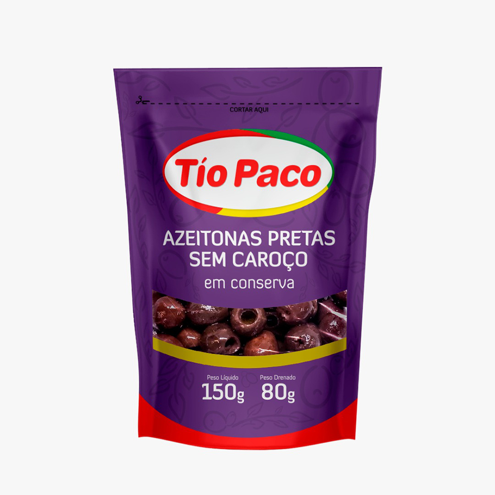 AZEITONA TIO PACO 80GR PTA S/C D PACK