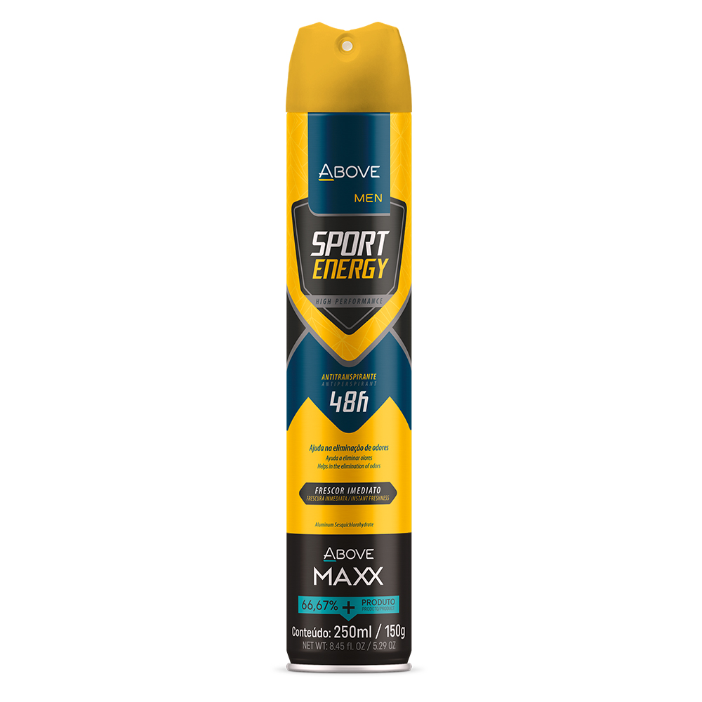 DES AERO ABOVE 250ML MAXX ANTIT CLAS ENERGY MEN 