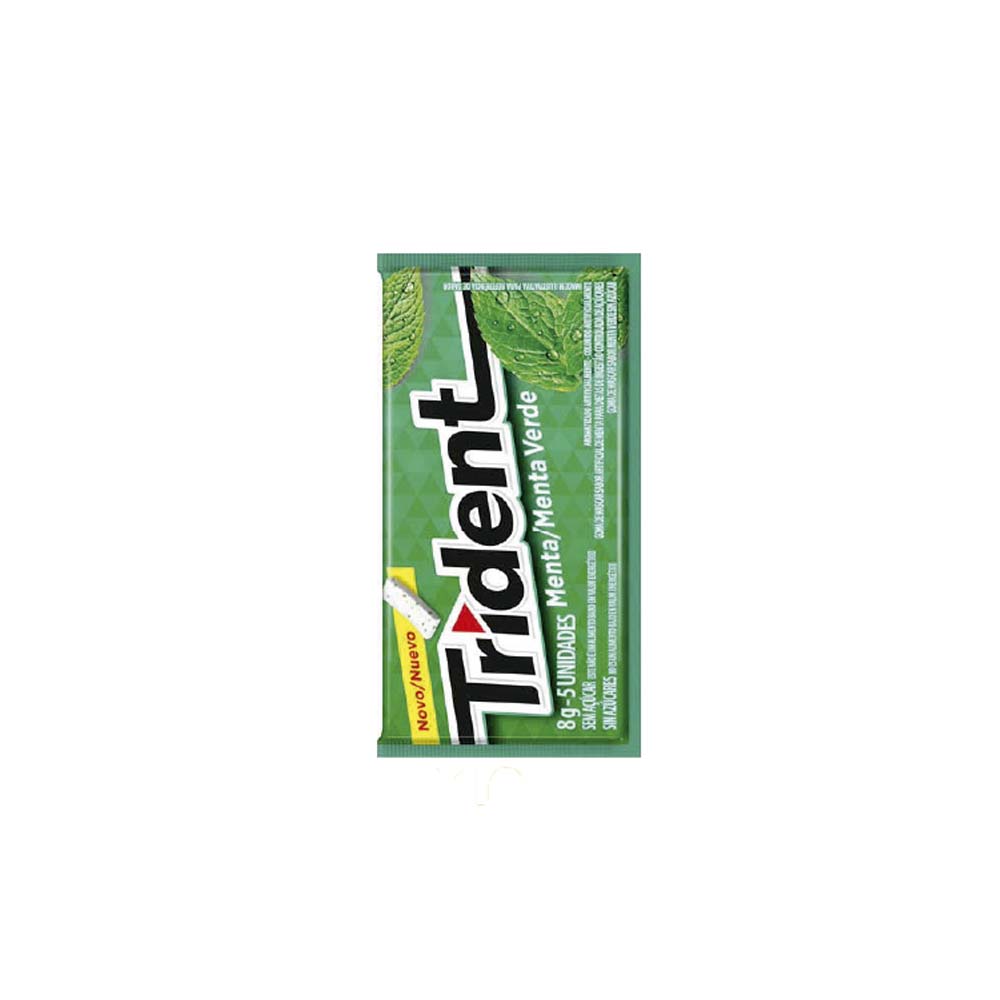 CHICLE TRIDENT 8G MENTA