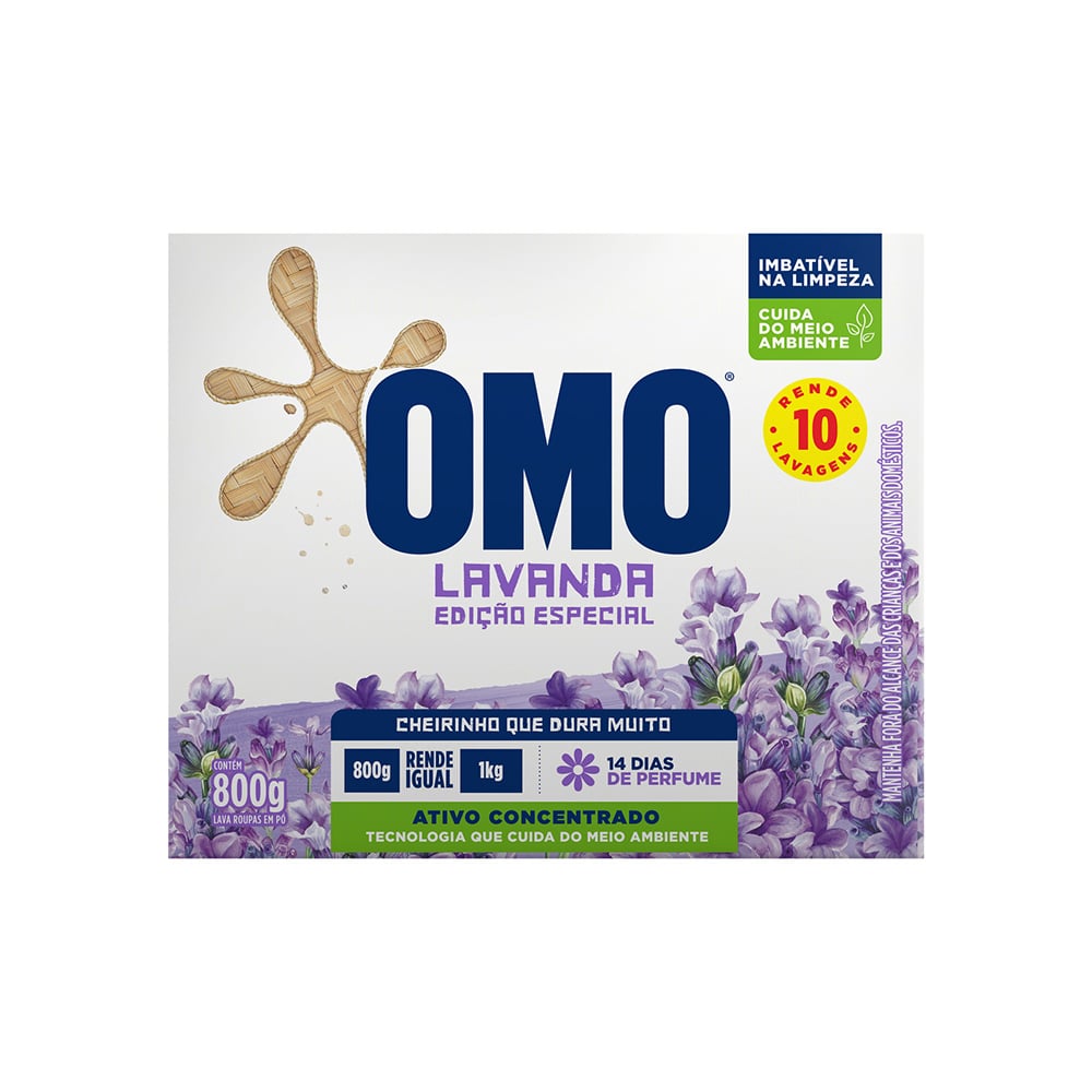 DET PO OMO 800G LAVANDA CART