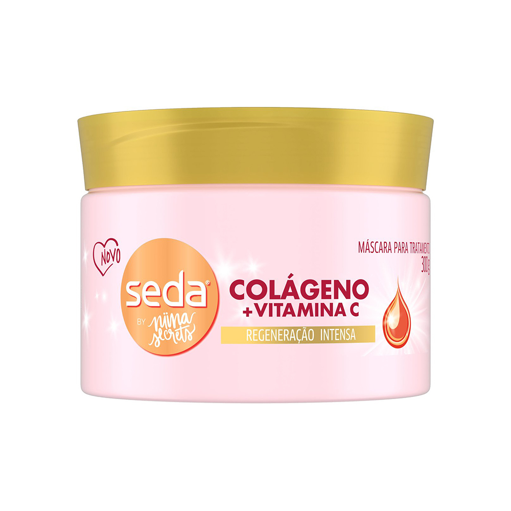 MASC TRAT SEDA 300G COLAGENO/VITAMINA C BY NIINA SECRETS