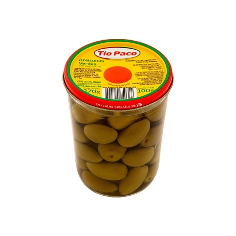 AZEITONA T PACO 100G VERDE  VD