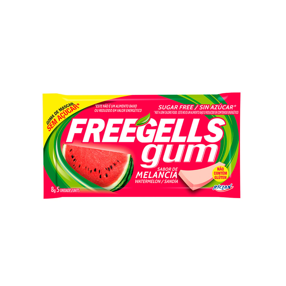 CHICLE FREEGELLS GUM MELANCIA