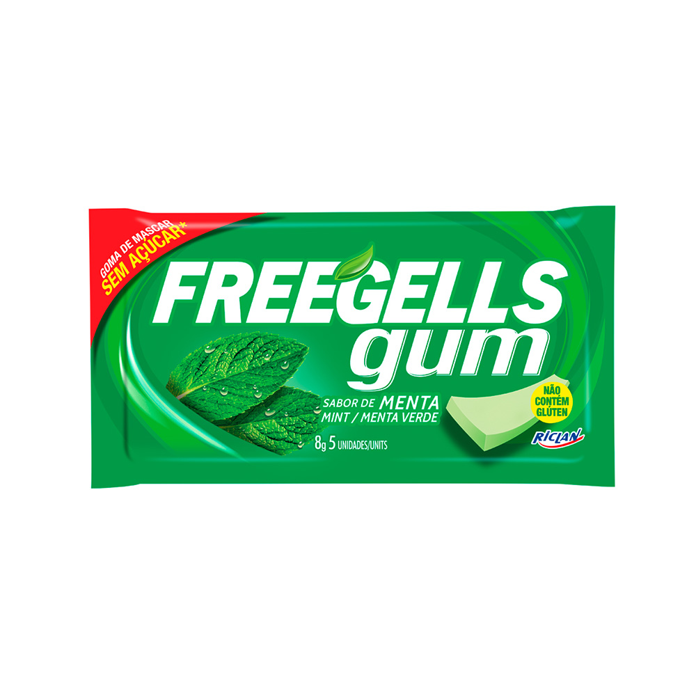 CHICLE FREEGELLS GUM MENTA