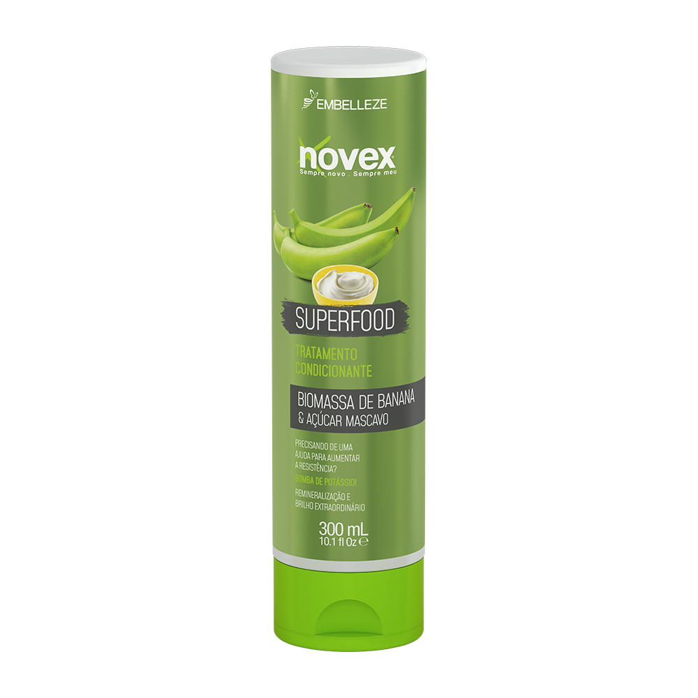 COND NOVEX 300ML SUPERFOOD BIOMASSA/BANANA