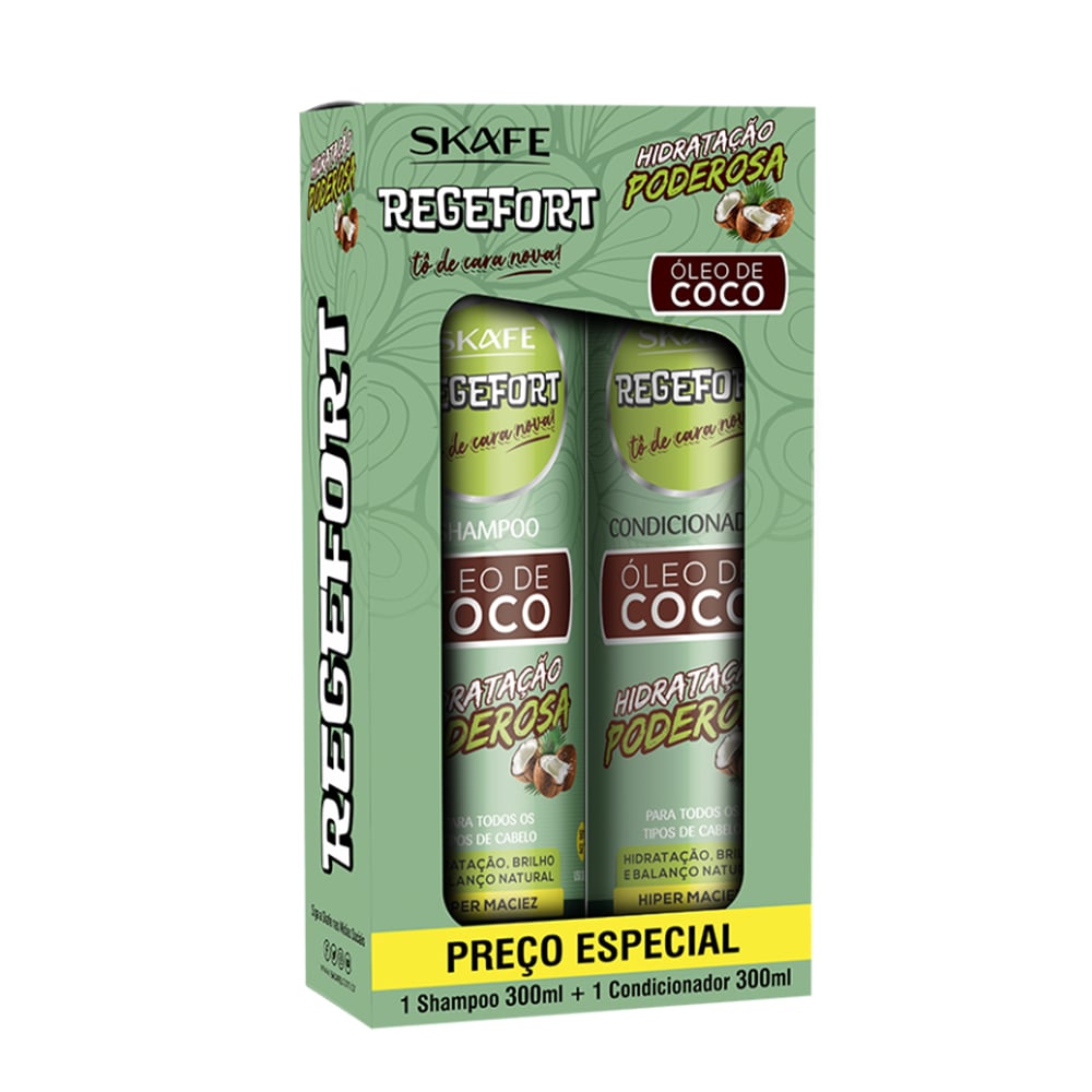 KIT SH+COND SKAFE HID PODEROSO OLEO COCO