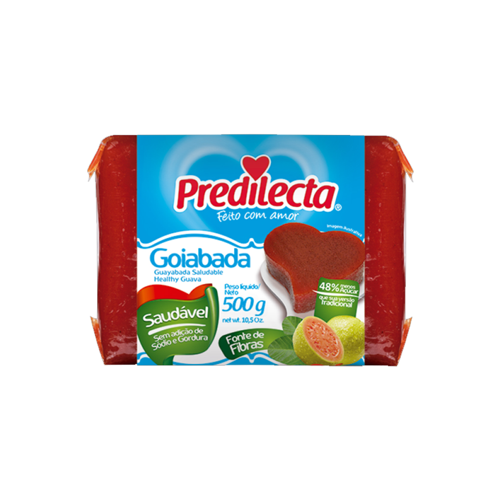 DOCE GOIABADA PREDILECTA 500G SAUDAVEL