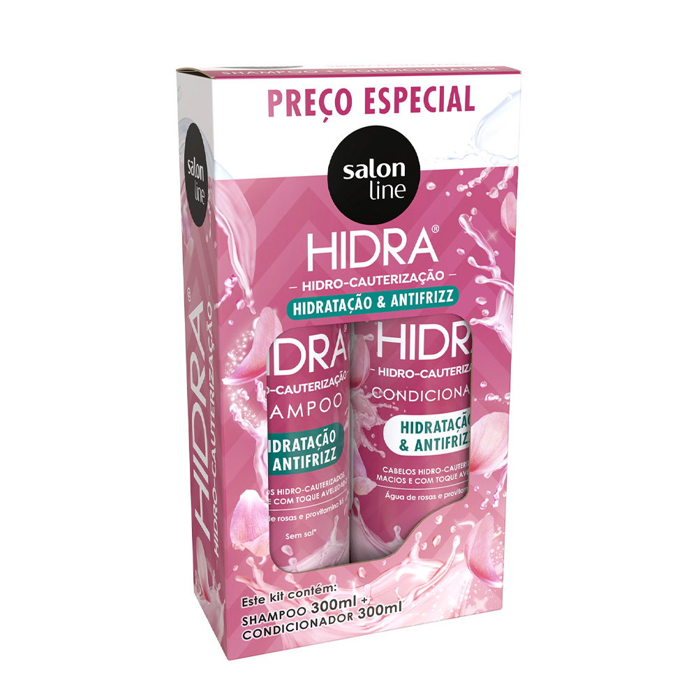 KIT SH+COND S LINE 300ML HIDRA HIDRO-CAUTERIZACAO