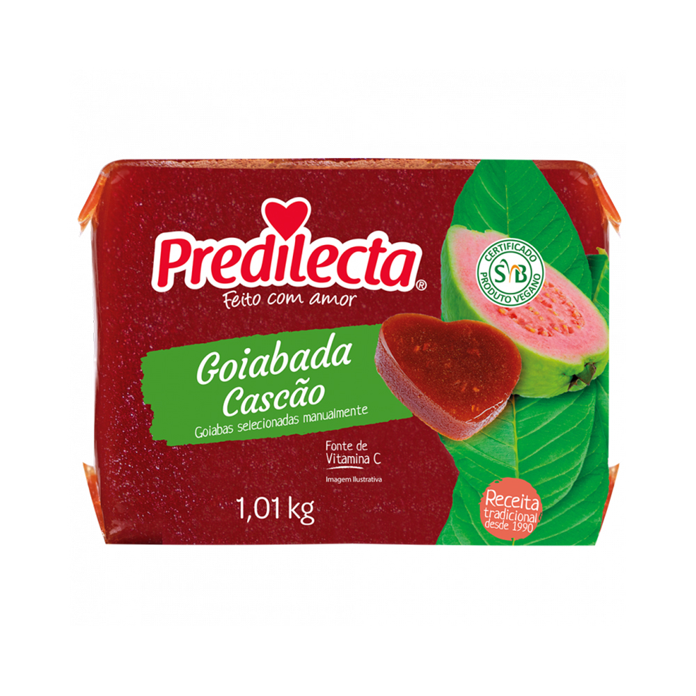 DOCE GOIABADA PREDILECTA 1,01KG CASCAO FLOW PACK