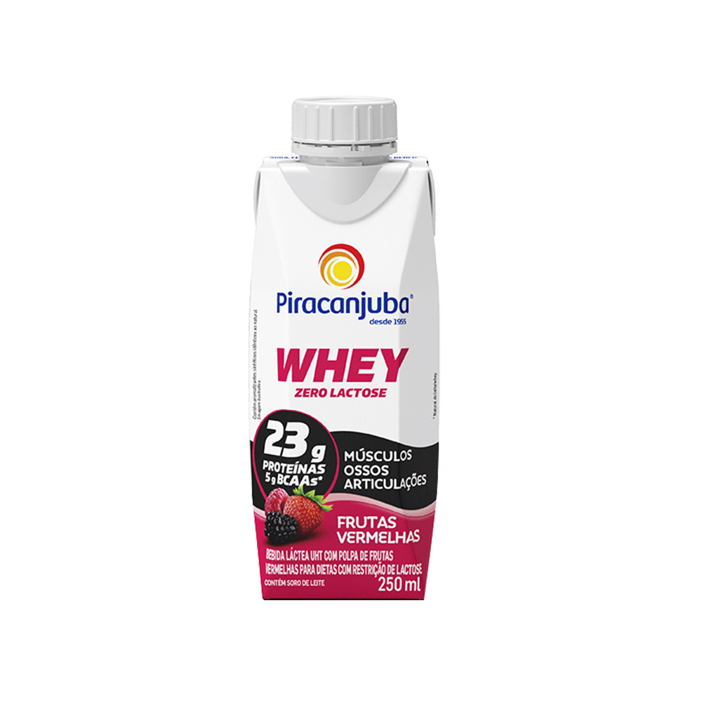 BEB LACTEA PIRACANJUBA 250ML WHEY PROTEIN FR VERM