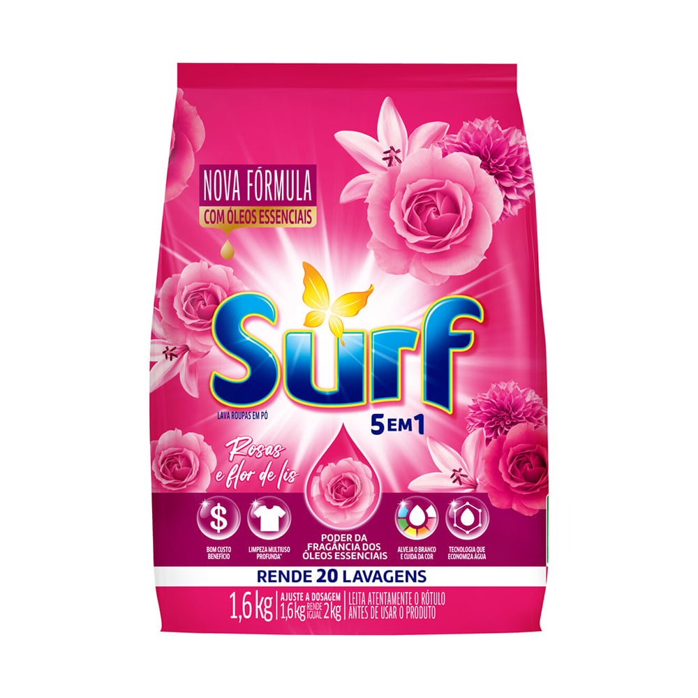 DET PO SURF 1,6KG  MIX DE FLORES