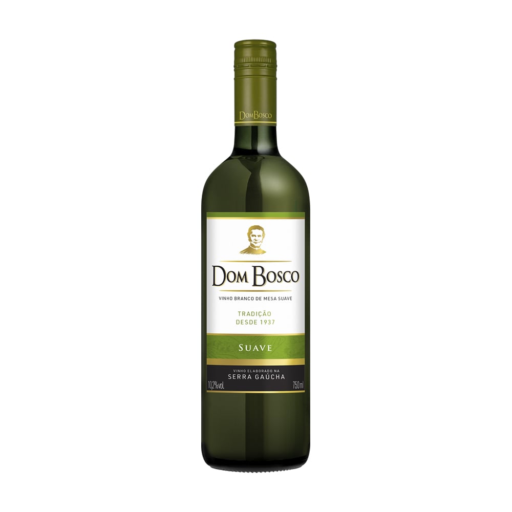 BEB VINHO DOM BOSCO 750ML BRANCO SUAVE