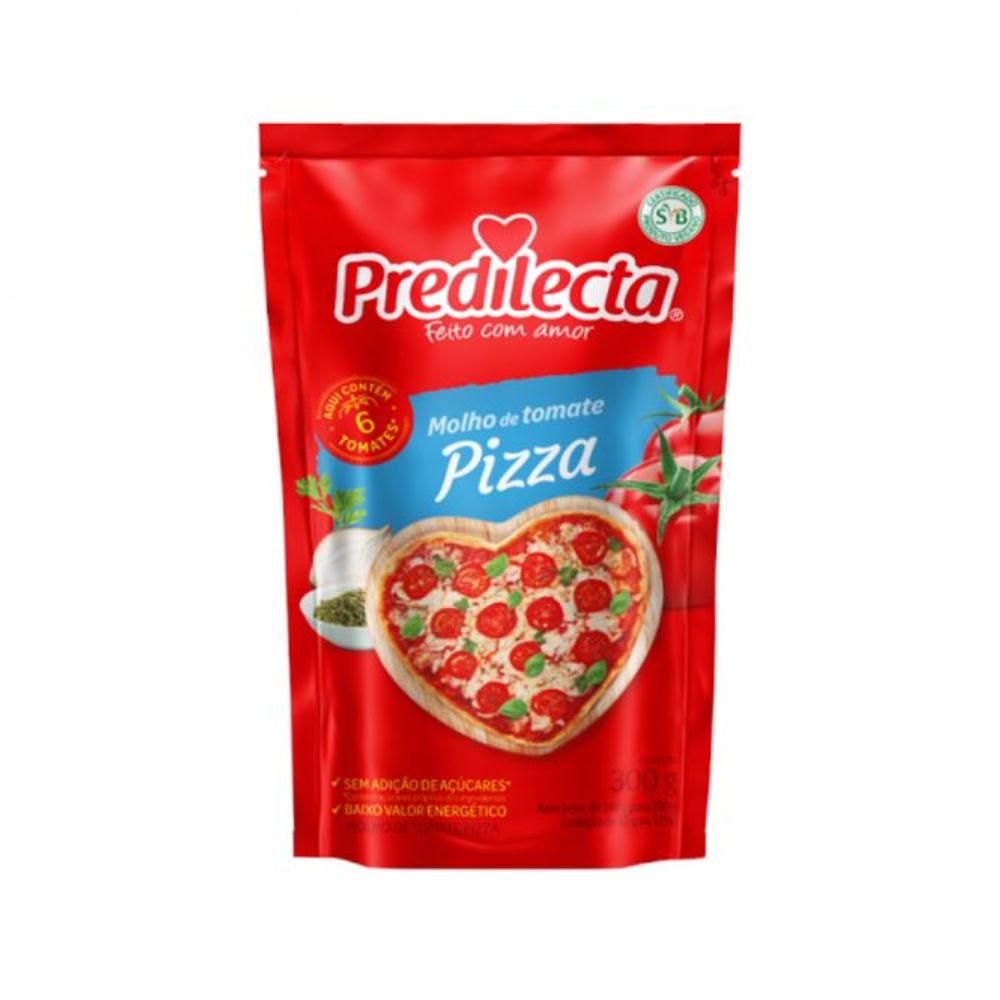 MOLHO PREDILECTA 300G PIZZA STAND UP