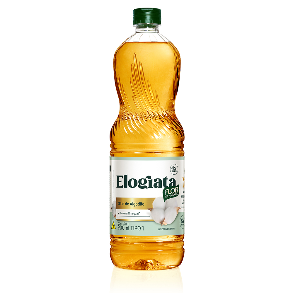 OLEO ALGODAO FLOR ELOGIATA 900ML PT