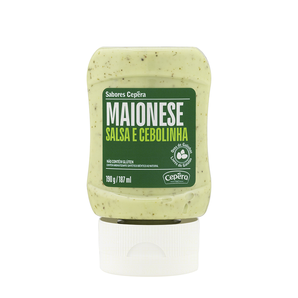 MAIONESE CEPERA 190G C/CEBOLA E SALSA SQUEEZE