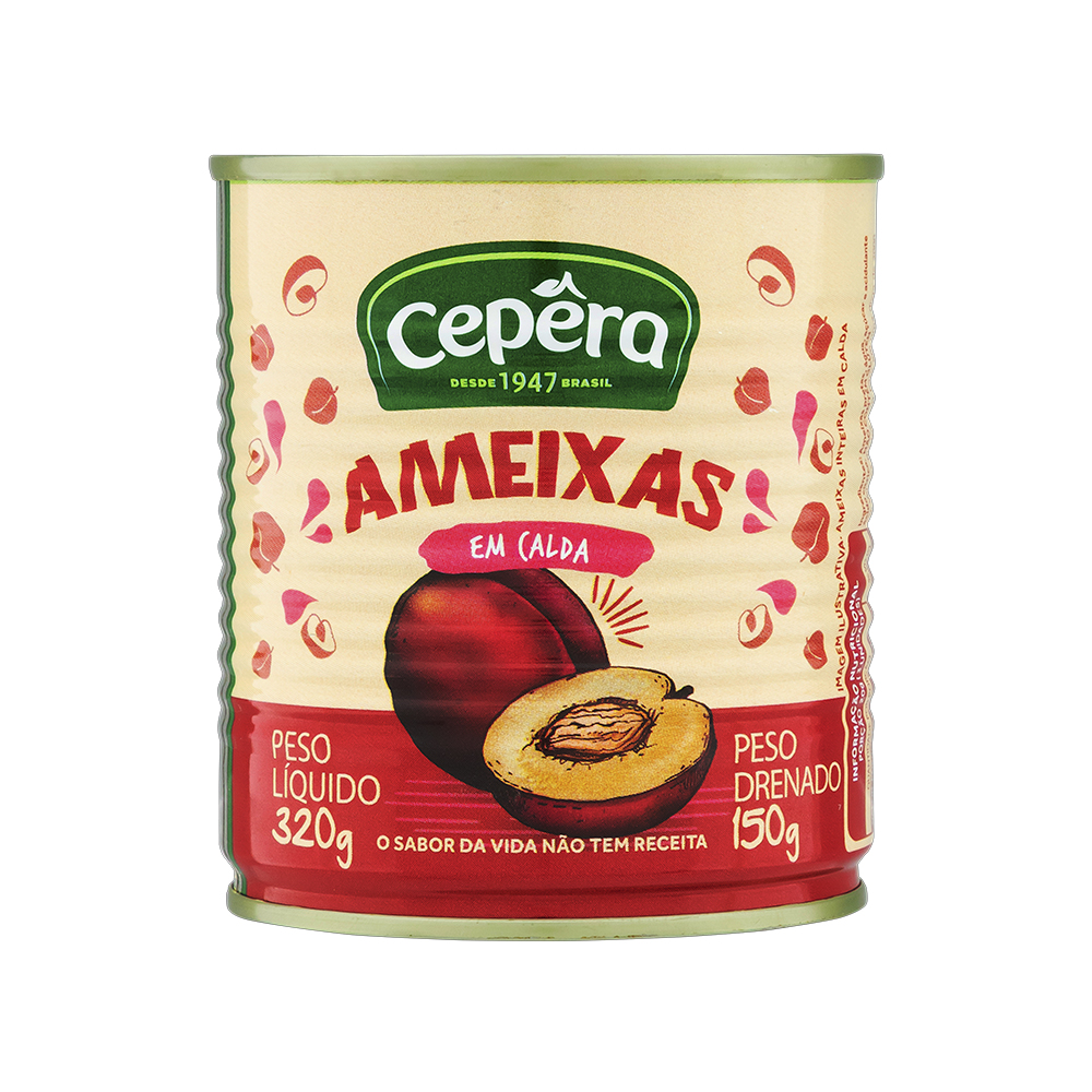 AMEIXA CALDA INTEIRA CEPERA 150G LT