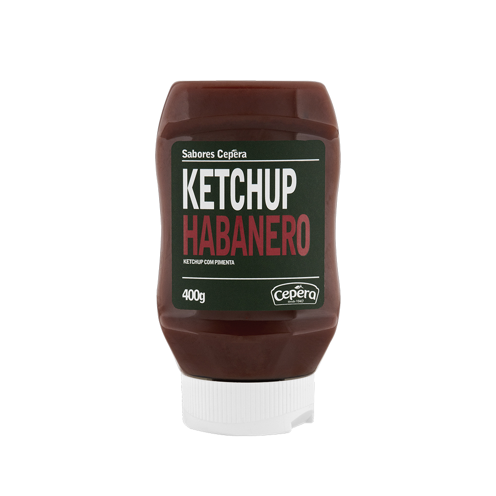 KETCHUP CEPERA 400G PIMENTA HABANERO SQUEEZE