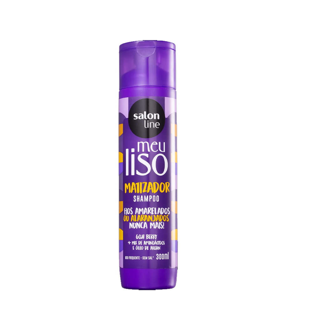 SH S LINE 300ML MEU LISO MATIZADOR PRETO