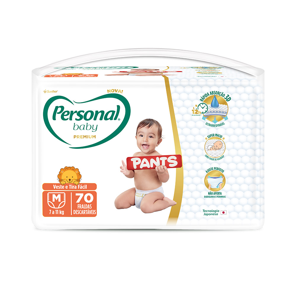 FR DES PERSONAL BABY PREMIUM PANTS M 70U