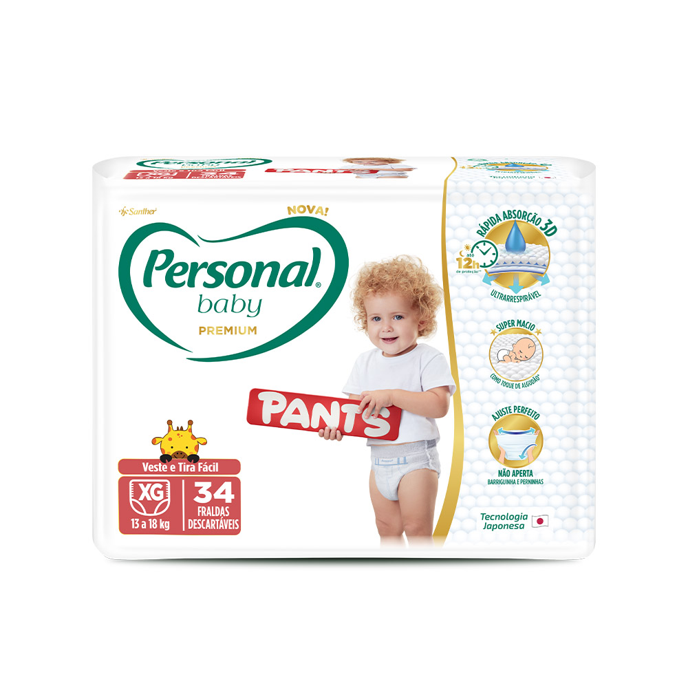 FR DES PERSONAL BABY PREMIUM PANTS EXTRA GRANDE 34UN