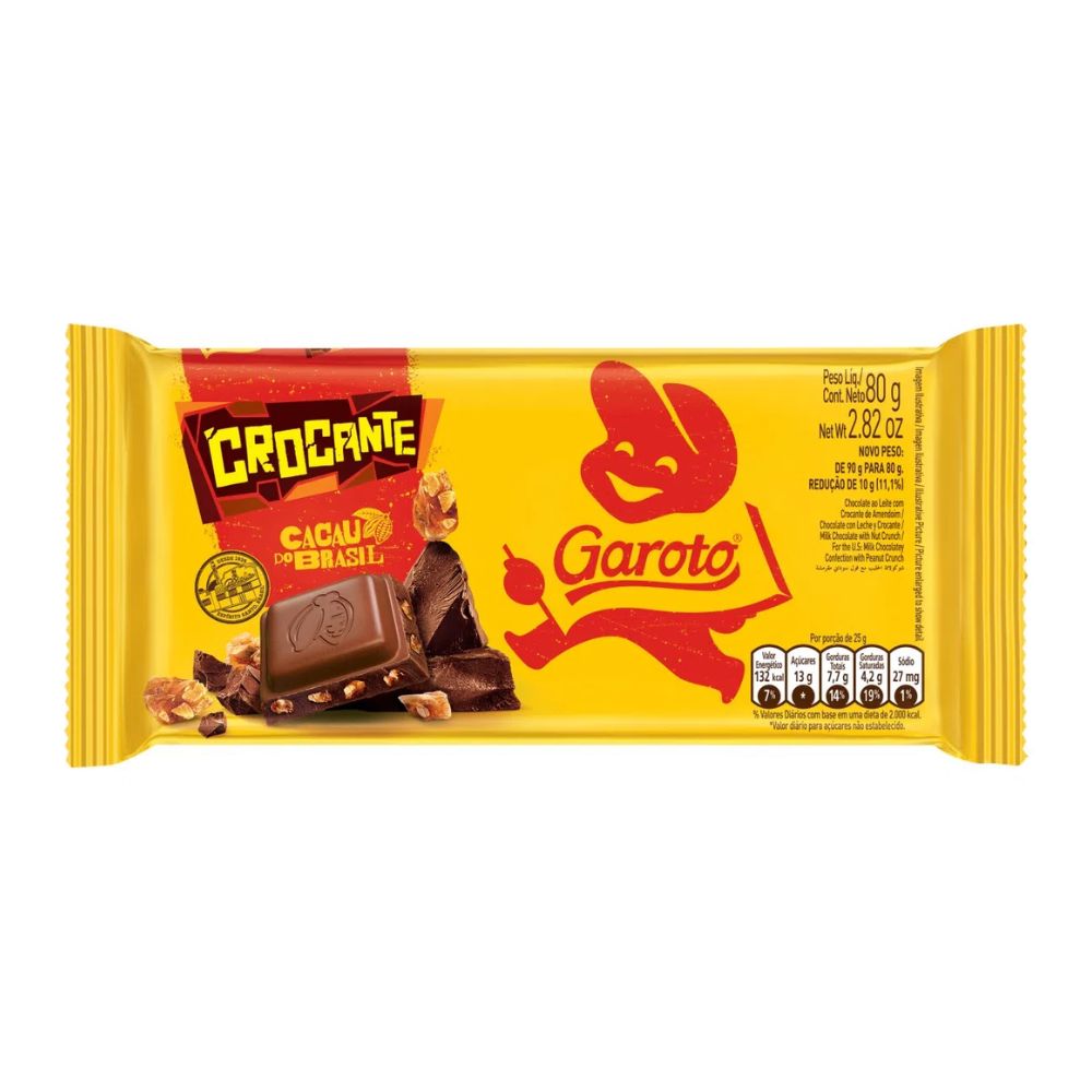 CHOC GAROTO 80G CROCANTE