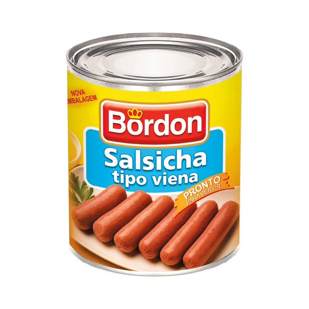 SALSICHA 180G TIPO VIENA BORDON