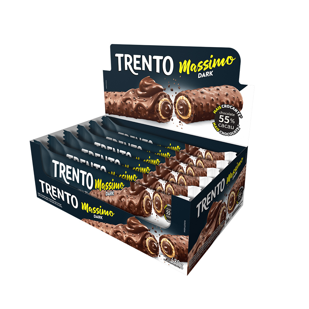 CHOC WAFER TRENTO MASSIMO 30G DARK