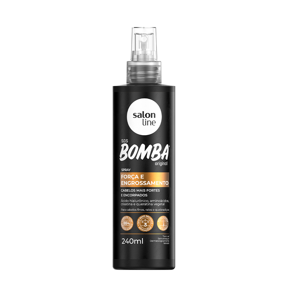 SPRAY S LINE BOMBA 240ML FORCA E  ENGROSSAMENTO