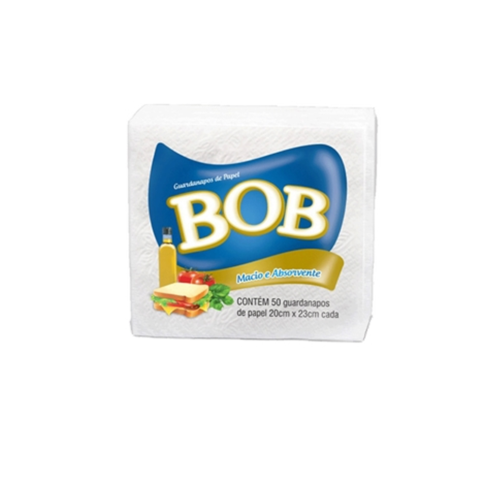 GUARDANAPO BOB FOLHA SIMPLES 20X23