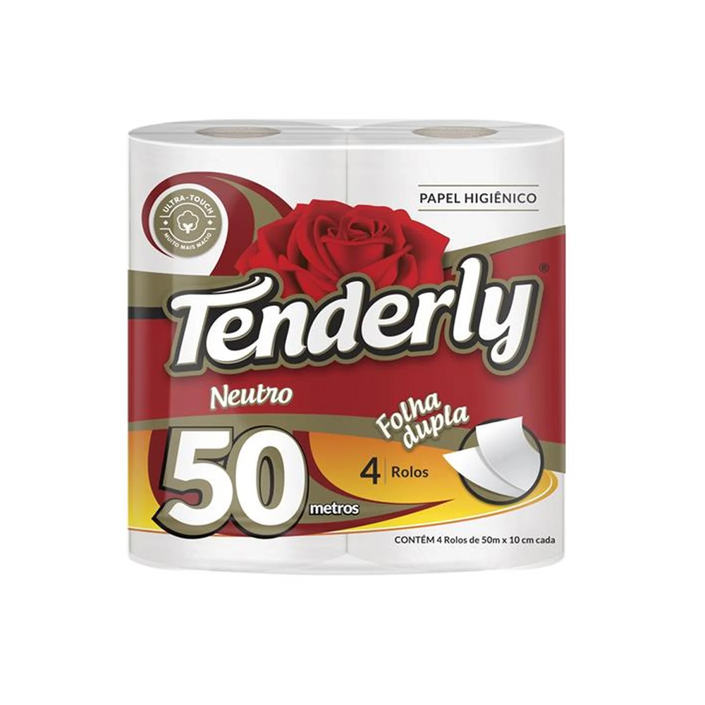 P.H TENDERLY FOLHA DUPLA NEUTRO 50MT