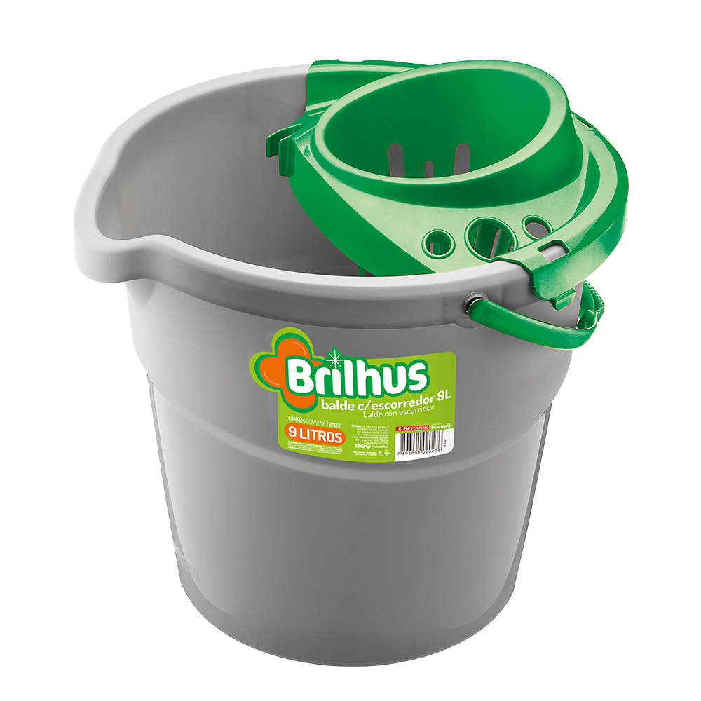 BALDE MOP BRILHUS ESFREGAO 9L