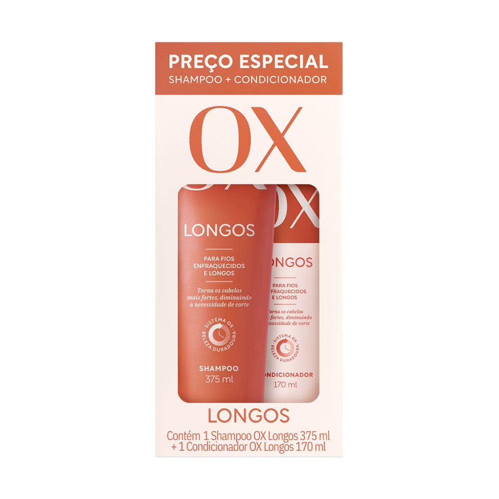 KIT PROMOPACK OX 375+170ML LONGOS