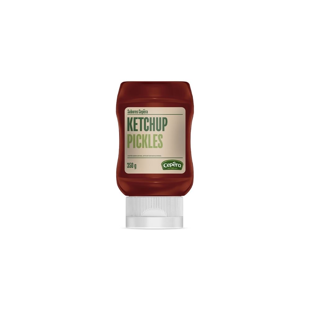 KETCHUP CEPERA 350G PICKLES SABORES