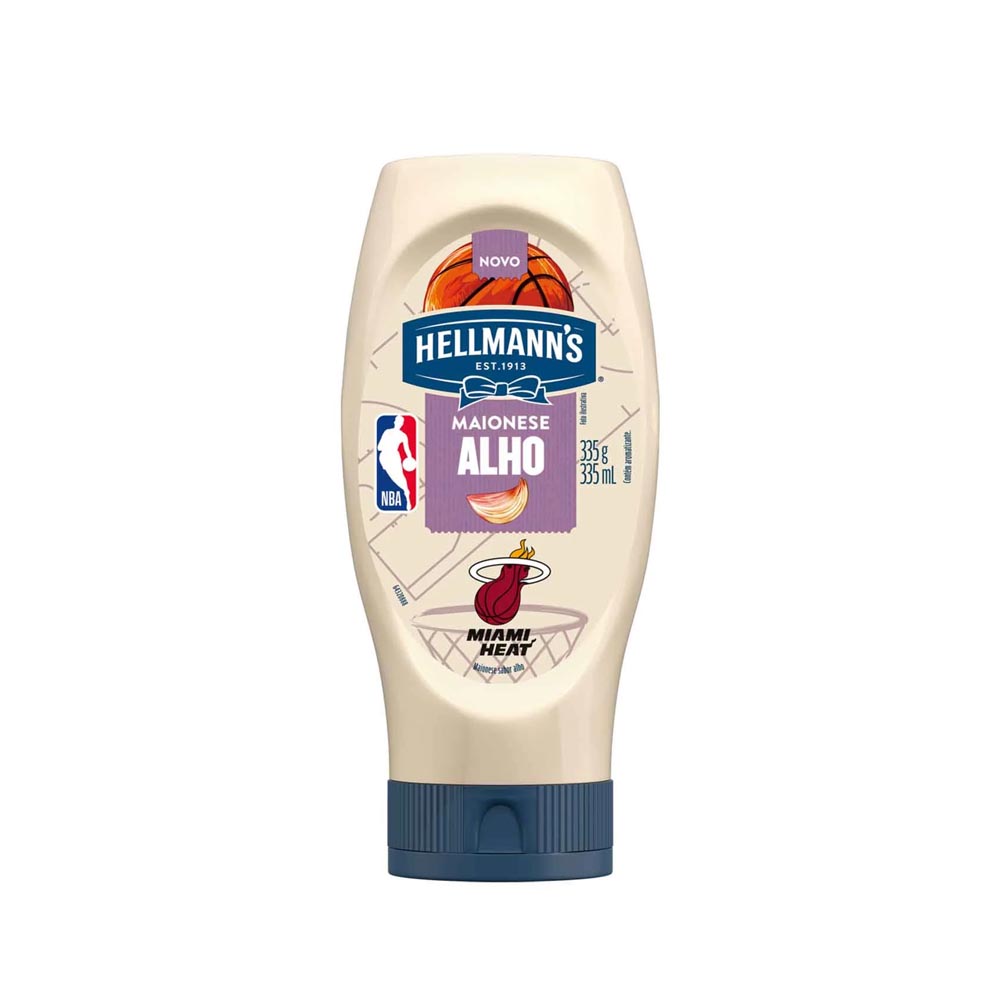 MAIONESE HELLMANN S 335G ALHO SQUEEZE
