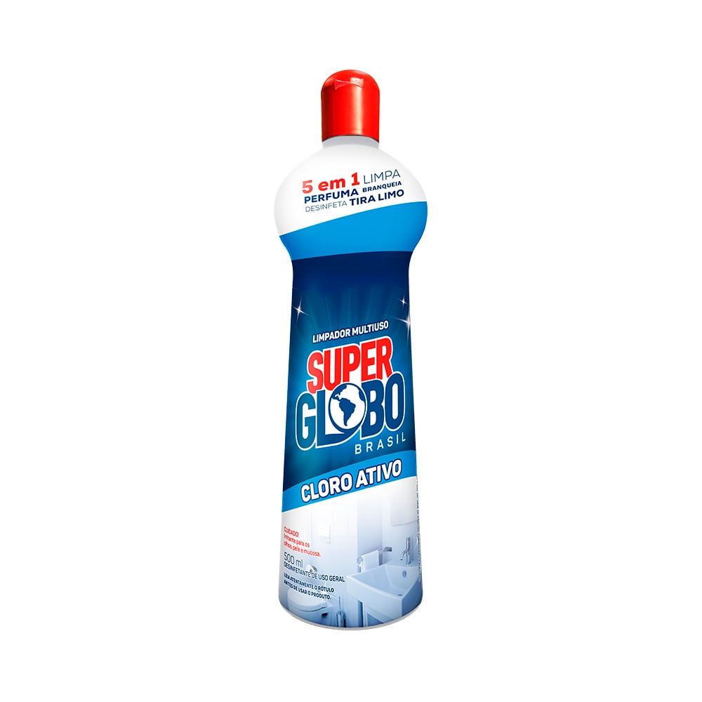 LIMPADOR MULTIUSO SUPER GLOBO 500ML CLORO