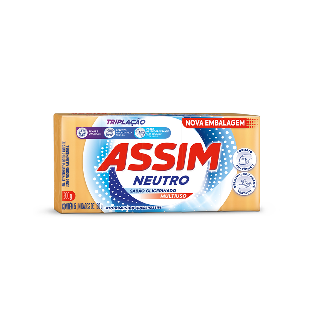 SABAO BARRA ASSIM 900G NEUTRO