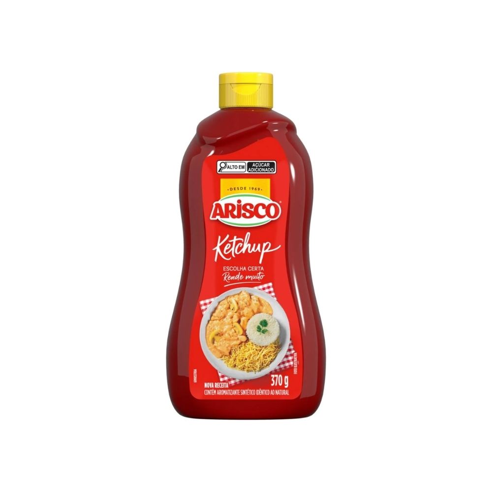 KETCHUP ARISCO 370G TRAD PET