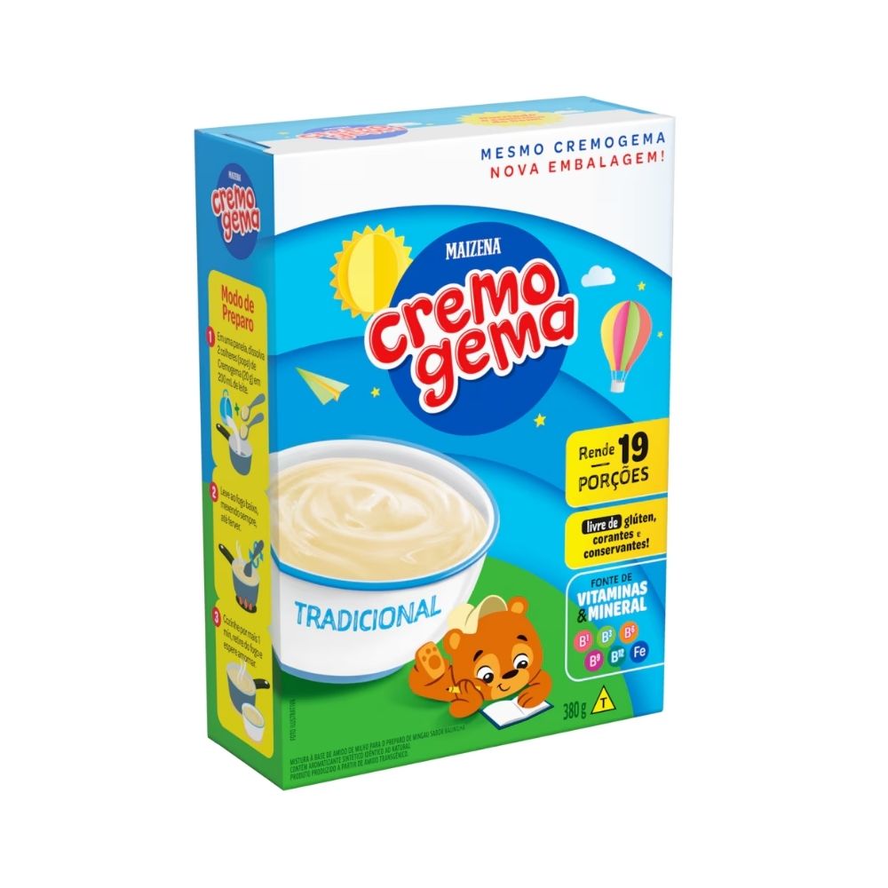 CREMOGEMA 380G MAIZENA TRADICIONAL