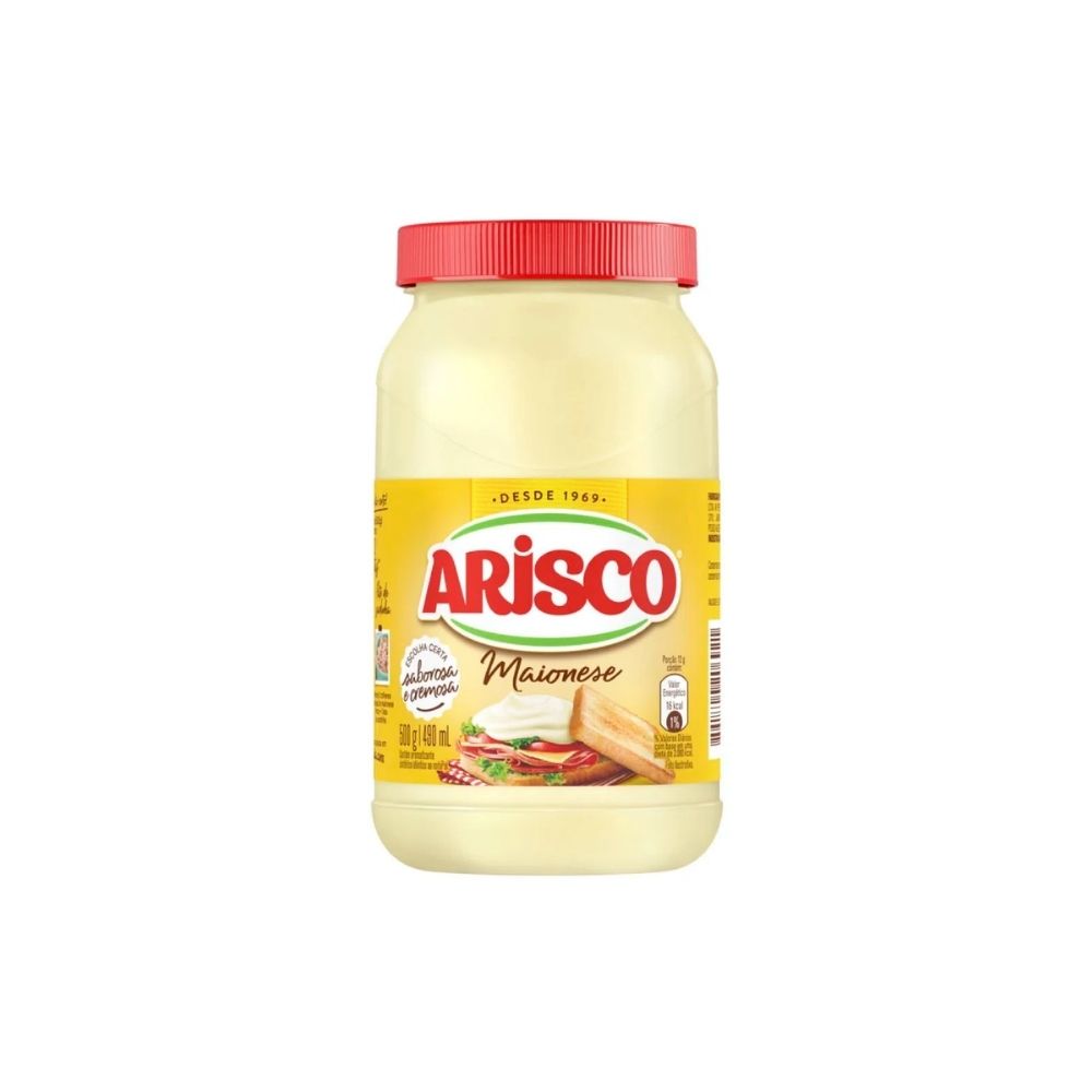 MAIONESE ARISCO 500G TRAD PET