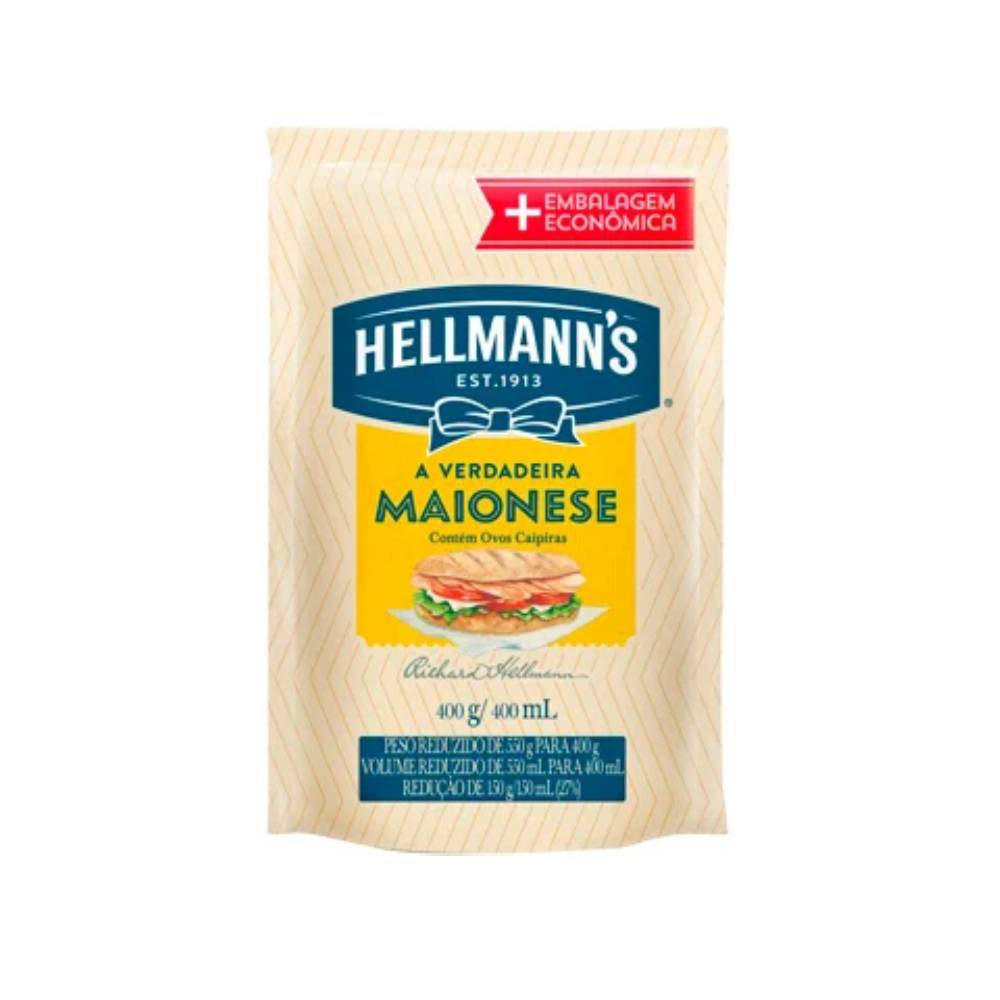 MAIONESE HELLMANN S 400G DOYPACK