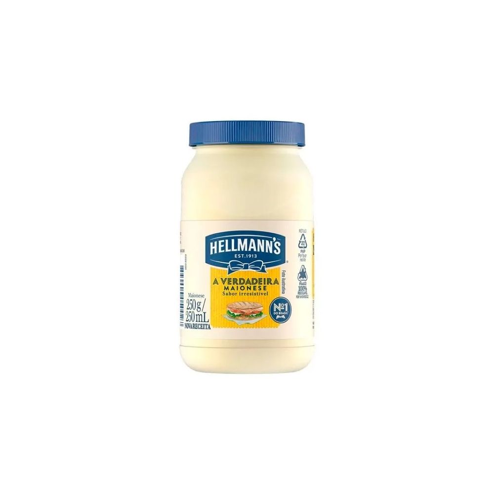 MAIONESE HELLMANN'S 250G TRAD PET