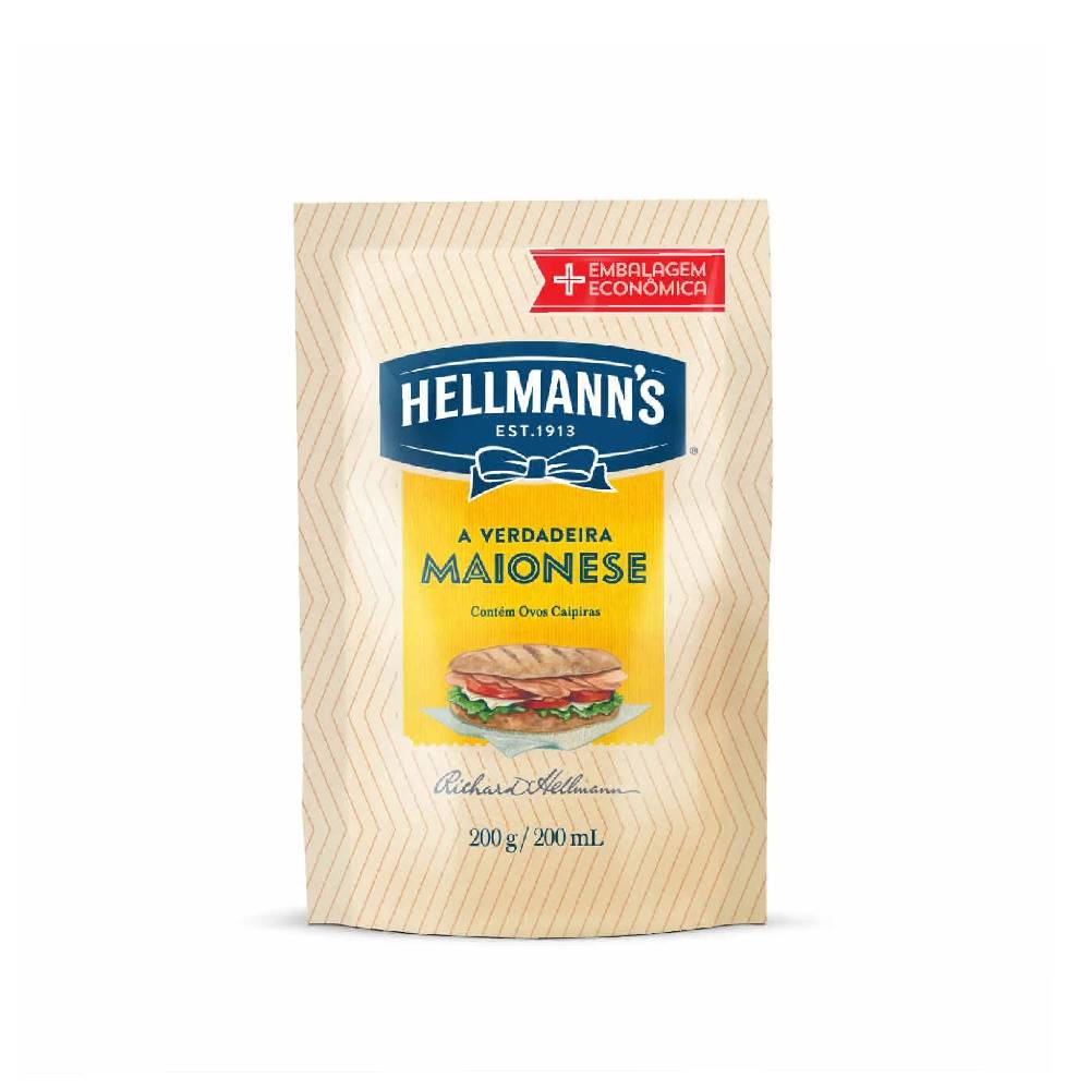 MAIONESE HELLMANN'S 200G TRAD SC
