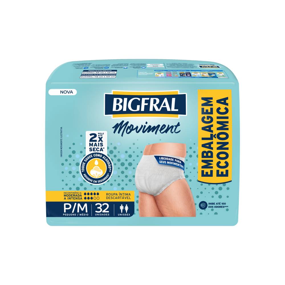 ROUPA INTIMA  BIGFRAL  PQ/MD  32UN