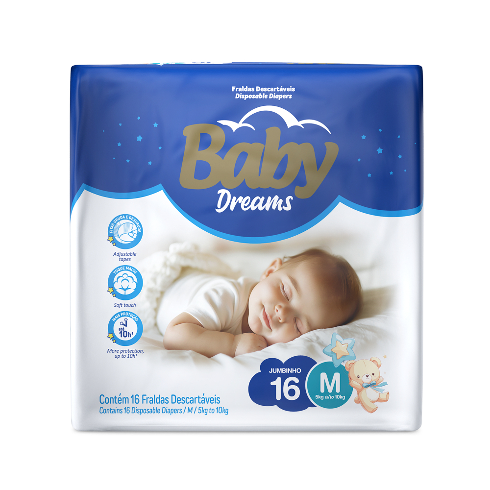 FR DES BABY DREAMS JUMBINHO M 16UN