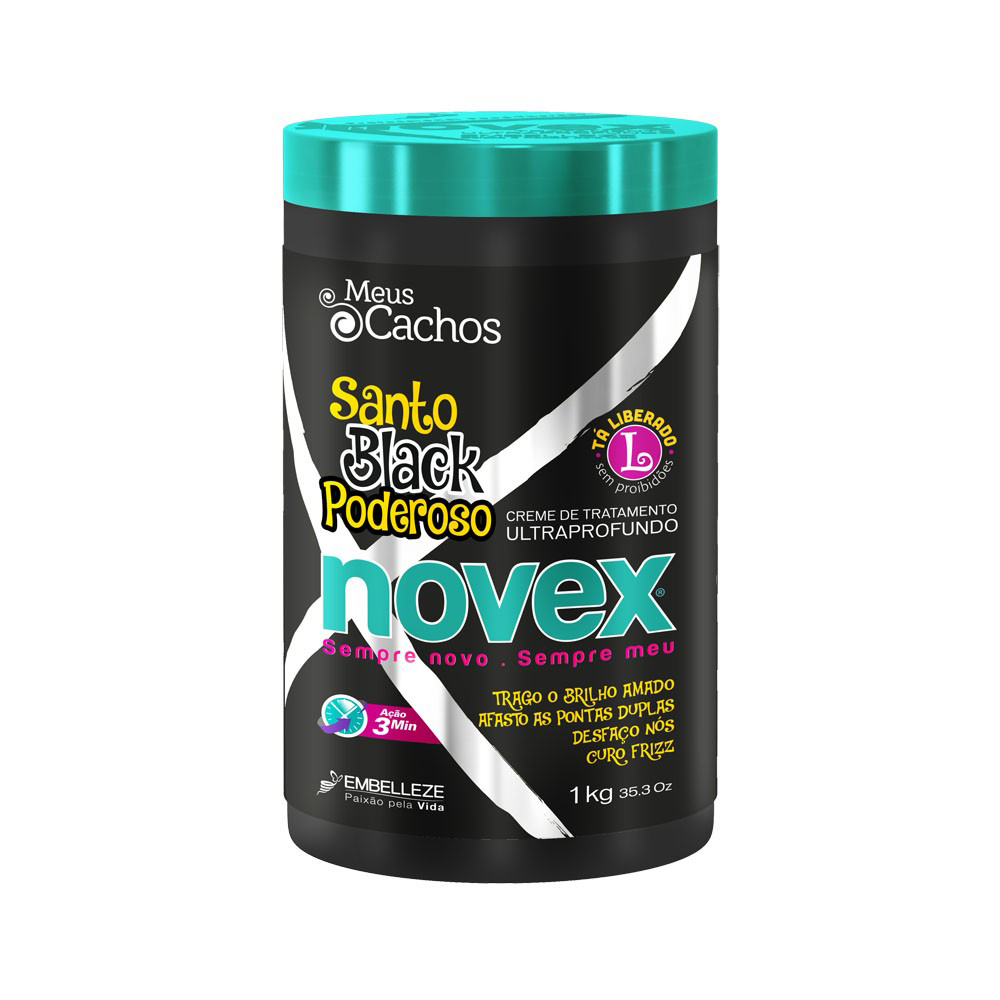 CR TRAT NOVEX 1 KG M CACHOS SANTO BLACK