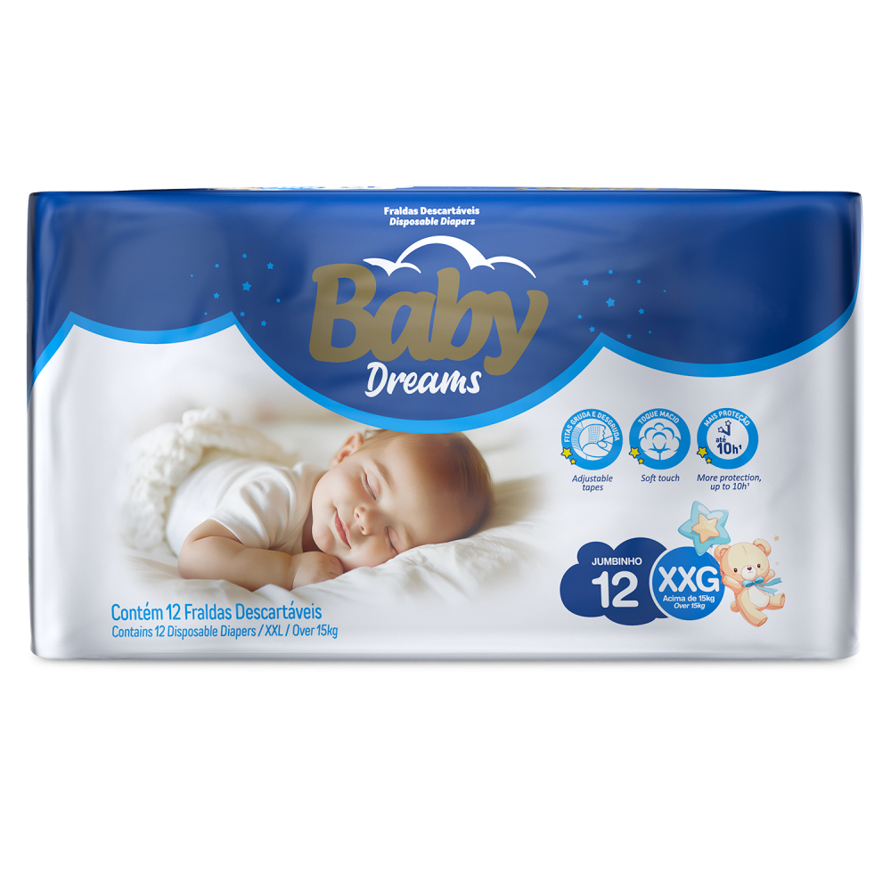 FR DES BABY DREAMS JUMBINHO XXG 12UN