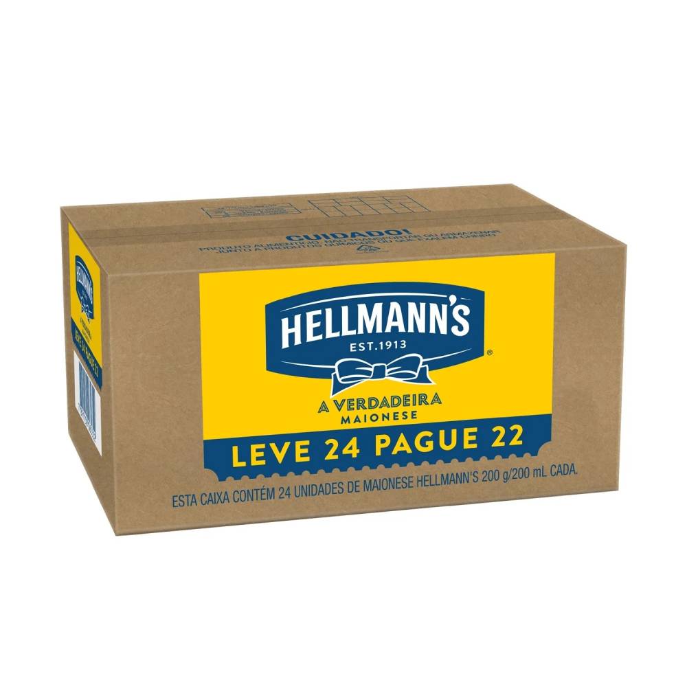 MAIONESE HELLMANN S 200G LV24 PG 22