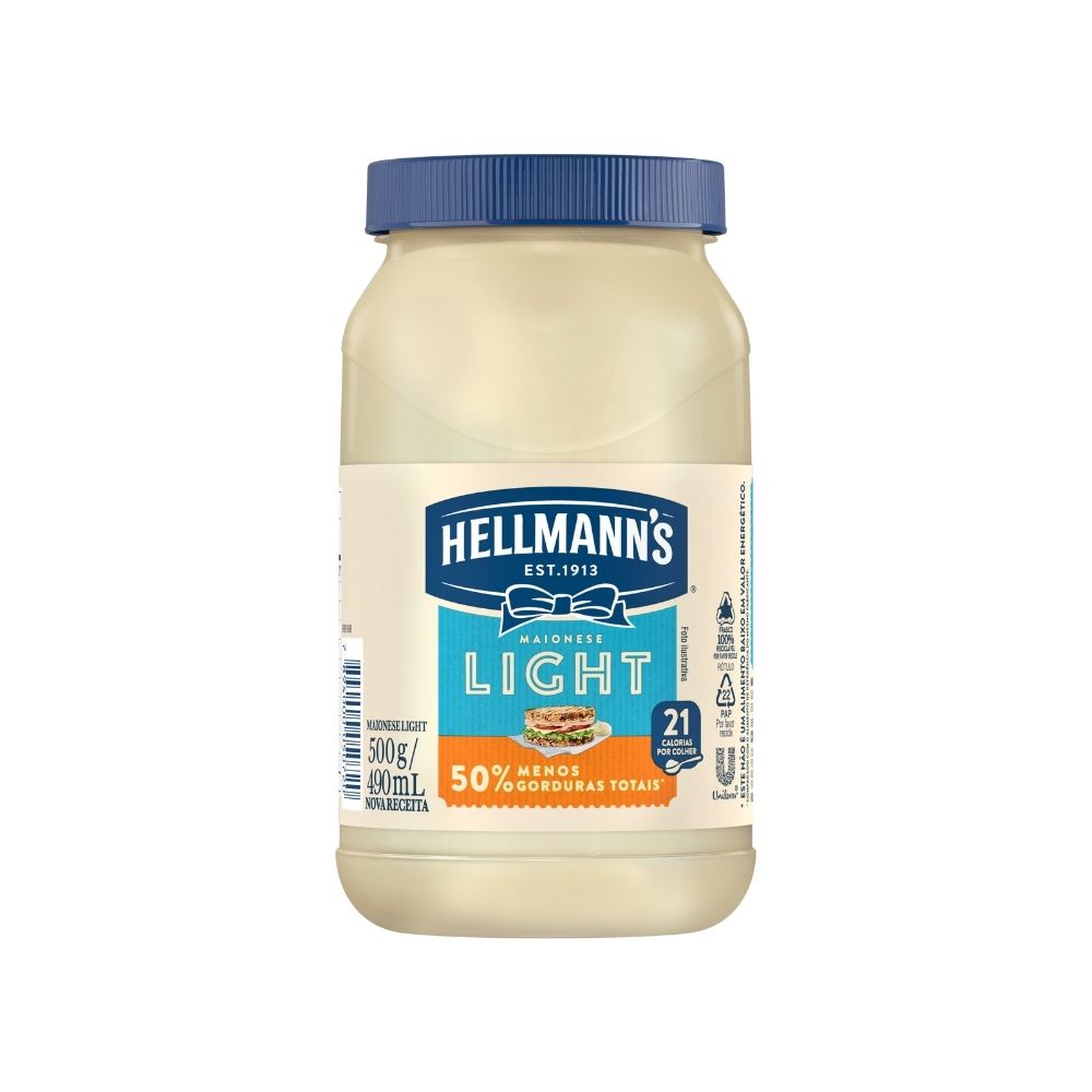 MAIONESE HELLMANN S 500G LIGHT PET