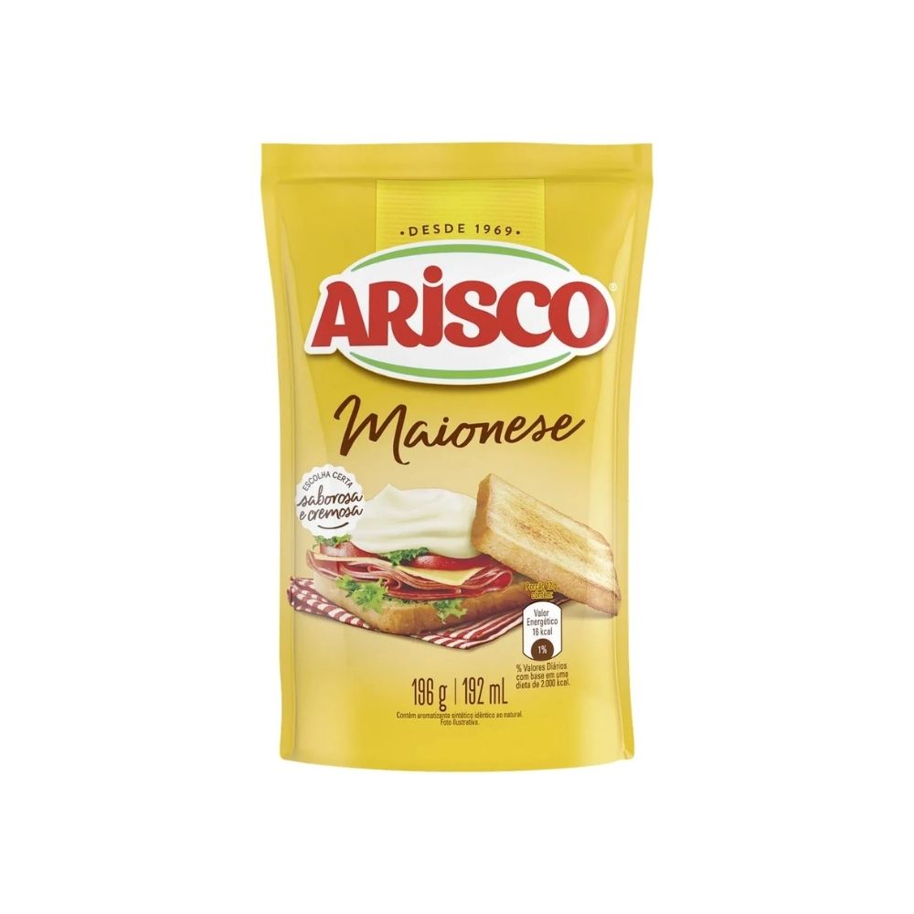 MAIONESE ARISCO 196G TRAD SC