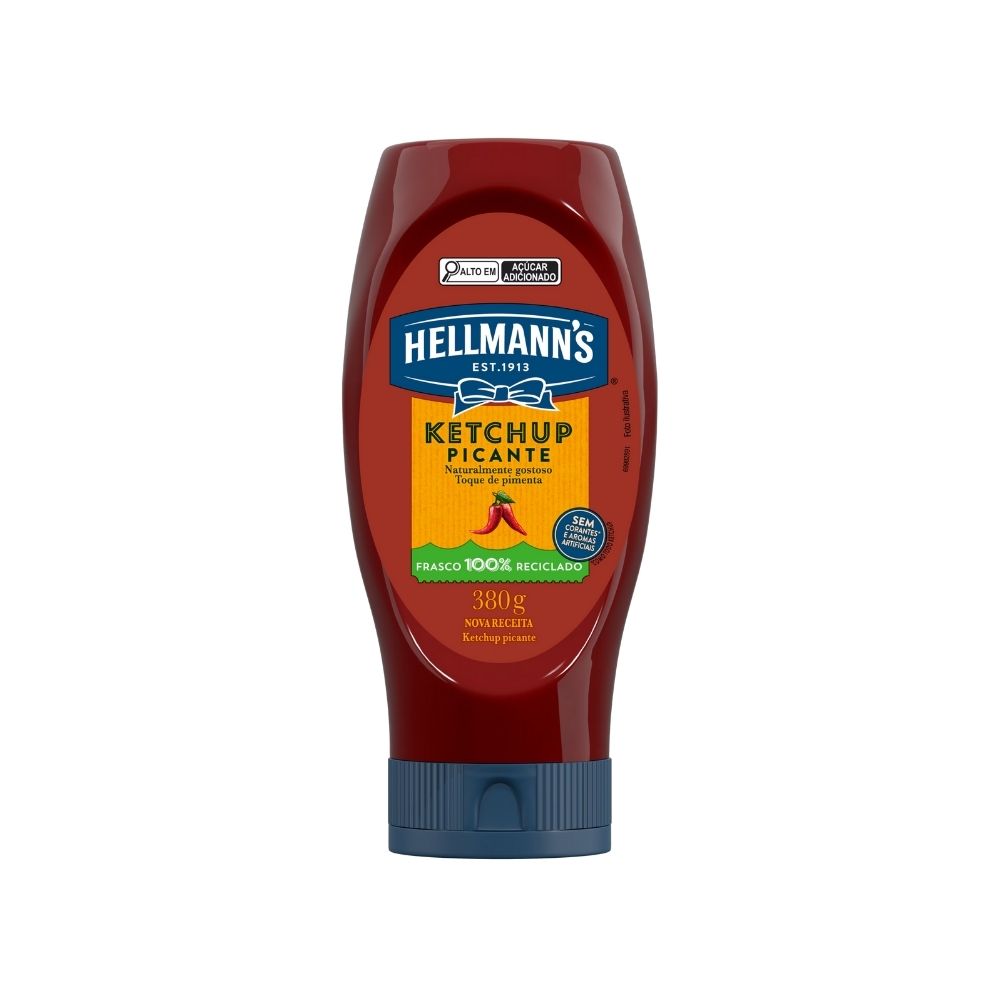 KETCHUP HELLMANN'S 380G PICANTE PET